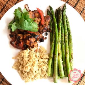 pollo con esparragos