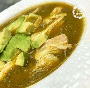 crema de vegetales con pollo