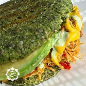 arepa de espinaca